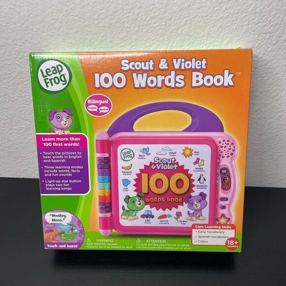 Leapfrog Other - LeapFrog Scout & Violet 100 Words Book - Pink